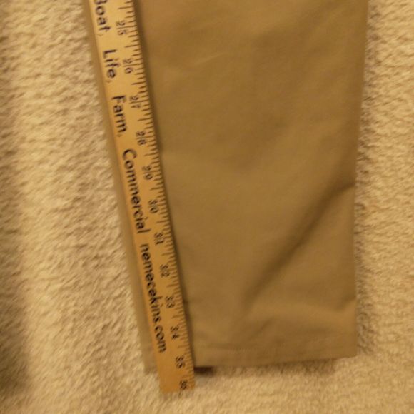 Lululemon ABC pants mens 33 33x35 khaki tan performance stretch flat front - Picture 8 of 8
